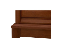 Wardrobe KENT 110 cm, 2 doors and 1 drawer, chestnut