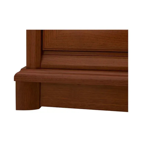 Wardrobe KENT 110 cm, 2 doors and 1 drawer, chestnut