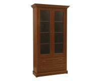 ויטרינה KENT 110, 2 דלתות ו 2 מגירות, ערמון