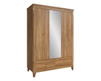 Wardrobe BERGEN 144 cm, 2 doors, light sibiu larch