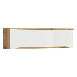 ארונית קיר NUIS 135, 1 דלת נפתחת, אלון ווטן עם לבן מבריק ארונית קיר NUIS 135, 1 דלת נפתחת, אלון ווטן עם לבן מבריק