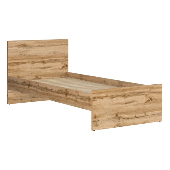 מיטה NUIS 90 x 200, אלון ווטן