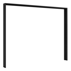 Wall shelf KASSEL 280 cm, black oak Wall shelf KASSEL 280 cm, black oak