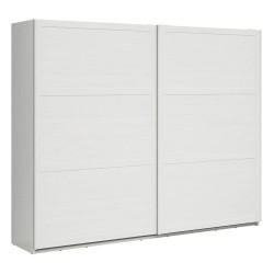 Wardrobe LOKSA 270 cm, white andersen pine with grandson oak