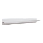 Wall shelf AZTECA 105 cm, white with white high gloss