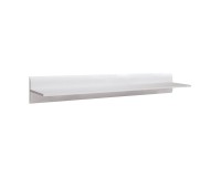 Wall shelf AZTECA 105 cm, white with white high gloss