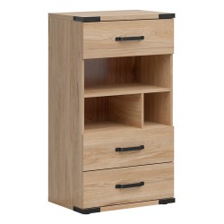Chest of drawers LARA 60 cm, 3 drawers, belarus ash