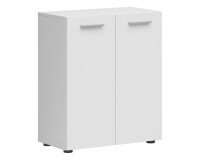Chest of drawers NENO 60 cm, 2 doors, white