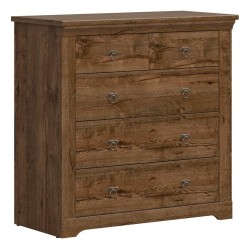 Chest of drawers PATRAS 93 cm, 5 drawers, april oak Chest of drawers PATRAS 93 cm, 5 drawers, april oak