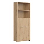 Bookcase SPACE 80 cm, 2 doors, artisan oak, option Z