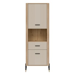 Cabinet DANTE 70 cm, 2 doors and 1 drawer, left or right, cremona torro oak with cashmere matt fronts Cabinet DANTE 70 cm, 2 doors and 1 drawer, left or right, cremona torro oak with cashmere matt fronts