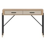 Dressing table DANTE 120 cm, 2 drawers, cremona torro oak with cashmere matt fronts