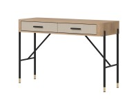 Dressing table DANTE 120 cm, 2 drawers, cremona torro oak with cashmere matt fronts
