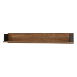מדף קיר DORIAN 153, אלון אפריל ושחור מדף קיר DORIAN 153, אלון אפריל ושחור