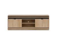TV unit FERRO 165 cm, 2 doors, cremona torro oak and black with cremona torro oak fronts TV unit FERRO 165 cm, 2 doors, cremona torro oak and black with cremona torro oak fronts