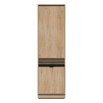 Cabinet FERRO 58 cm, 2 doors, left or right, cremona torro oak and black with cremona torro oak fronts