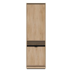 Cabinet FERRO 58 cm, 2 doors, left or right, cremona torro oak and black with cremona torro oak fronts Cabinet FERRO 58 cm, 2 doors, left or right, cremona torro oak and black with cremona torro oak fronts