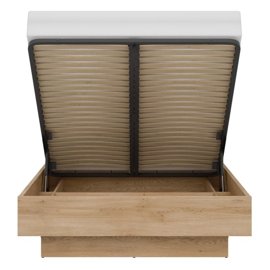 Bed FERRO 120 x 200, with storage box, cremona torro oak and black Bed FERRO 120 x 200, with storage box, cremona torro oak and black