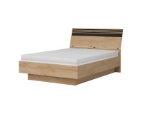 Bed FERRO 140 x 200, with storage box, cremona torro oak and black Bed FERRO 140 x 200, with storage box, cremona torro oak and black