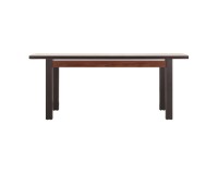 Dining table FORREST 200 cm, extendable, dark walnut and milano oak with dark walnut fronts Dining table FORREST 200 cm, extendable, dark walnut and milano oak with dark walnut fronts