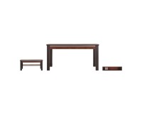 Bed FORREST 160 x 200, dark walnut and milano oak Bed FORREST 160 x 200, dark walnut and milano oak