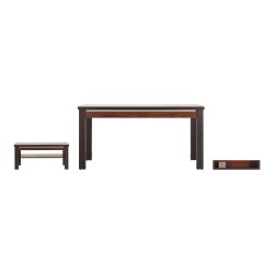 מיטה FORREST 160 x 200, אגוז כהה ואלון מילאנו מיטה FORREST 160 x 200, אגוז כהה ואלון מילאנו