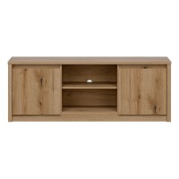 TV unit INTENSO 134 cm, 2 doors, evoke oak