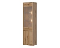 Display cabinet INTENSO 54 cm, 2 doors, left or right, evoke oak