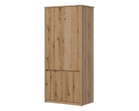 Wardrobe INTENSO 87 cm, 4 doors, evoke oak