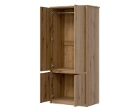 Wardrobe INTENSO 87 cm, 4 doors, evoke oak