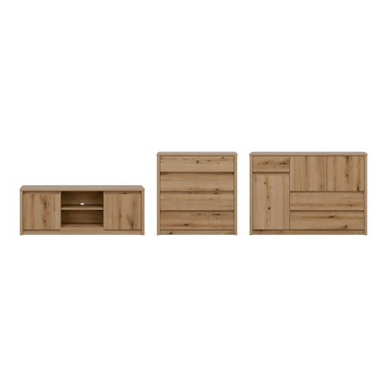 Coffee table INTENSO 67 cm, evoke oak
