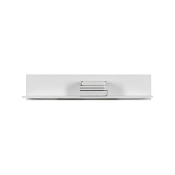 Wall shelf IRMA 100 cm, white and white gloss