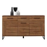 Chest of drawers IVO 150 cm, 3 doors and 1 drawer, april oak