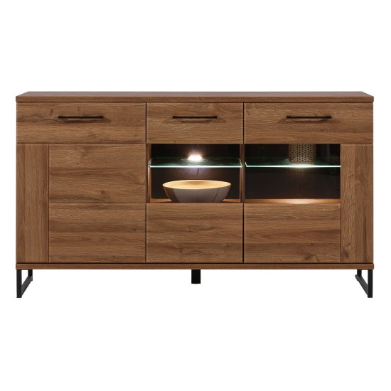 Sideboard IVO 150 cm, 3 doors, april oak