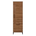 Bookcase IVO 58 cm, 2 doors, left or right, april oak