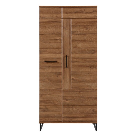 Wardrobe IVO 90 cm, 2 doors, april oak