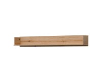 Wall shelf KRIS 164 cm, evoke oak