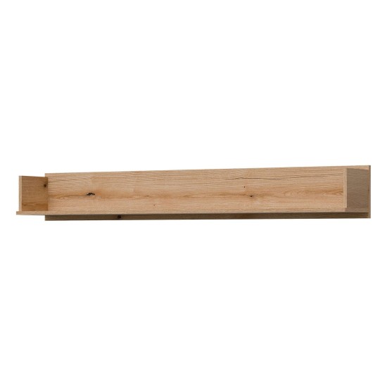 Wall shelf KRIS 164 cm, evoke oak
