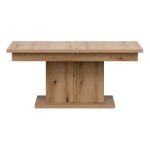 Coffee table KRIS 114 cm, extendable, evoke oak