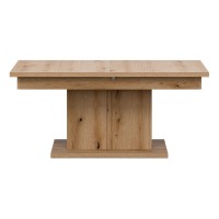 Coffee table KRIS 114 cm, extendable, evoke oak