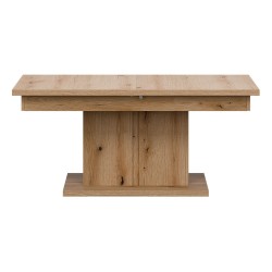 Coffee table KRIS 114 cm, extendable, evoke oak