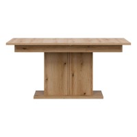 Dining table KRIS 160 cm, extendable, evoke oak
