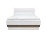 Bed LIONEL 180 x 200, with storage box, truffle sonoma oak and white gloss Bed LIONEL 180 x 200, with storage box, truffle sonoma oak and white gloss