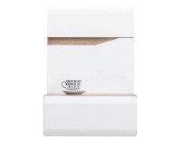 Bedside table LIONEL 50 cm, 1 drawer, right-hand, truffle sonoma oak with white gloss fronts Bedside table LIONEL 50 cm, 1 drawer, right-hand, truffle sonoma oak with white gloss fronts