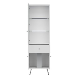 ויטרינה LUXOR 59, שמאלית או ימנית, לבן ולבן מבריק עם חזיתות לבן מבריק ויטרינה LUXOR 59, שמאלית או ימנית, לבן ולבן מבריק עם חזיתות לבן מבריק