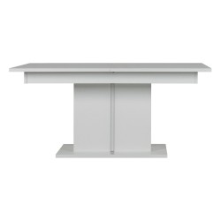 Dining table LUXOR 160 cm, extendable, white Dining table LUXOR 160 cm, extendable, white