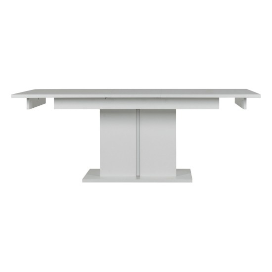 Dining table LUXOR 160 cm, extendable, white Dining table LUXOR 160 cm, extendable, white
