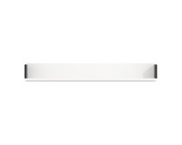 Wall shelf MARCO 153 cm, white and black Wall shelf MARCO 153 cm, white and black