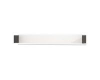 Wall shelf MARCO 153 cm, white and black Wall shelf MARCO 153 cm, white and black