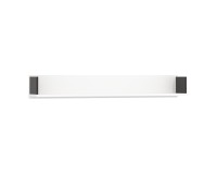 Wall shelf MARCO 153 cm, white and black Wall shelf MARCO 153 cm, white and black